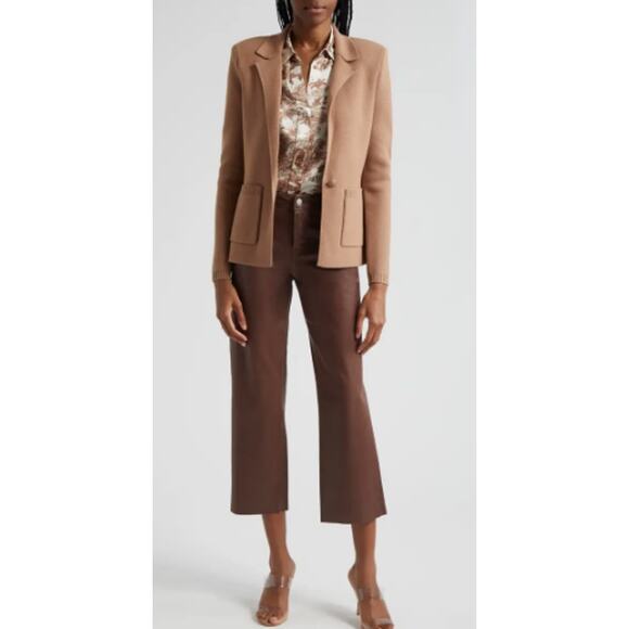 L'AGENCE Lacey Knit Blazer Size XS New with Tags - Picture 6 of 14